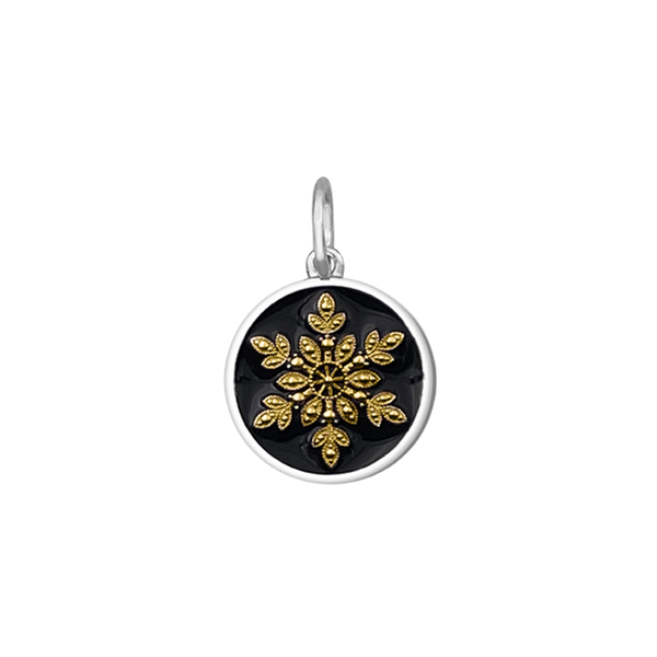 SNOWFLAKE GOLD BLACK SMALL