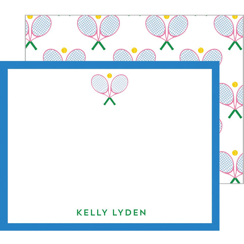 TENNIS WHITES FOLDED NOTECARDS