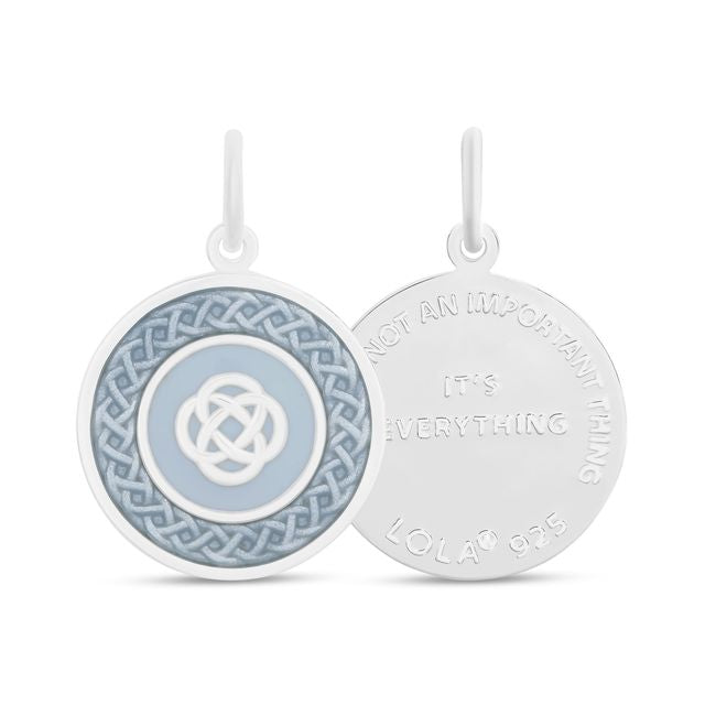 FAMILY KNOT, SILVER,PALE GREY SM