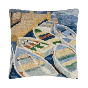 boats hooked pillow