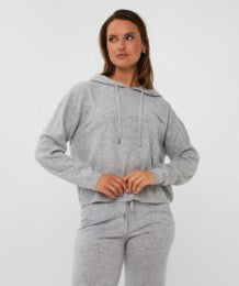 grey hoodie