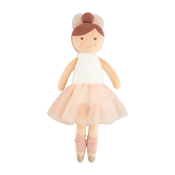 brown ballerina doll