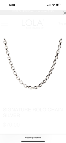 3.0MM ROLO 18" CHAIN