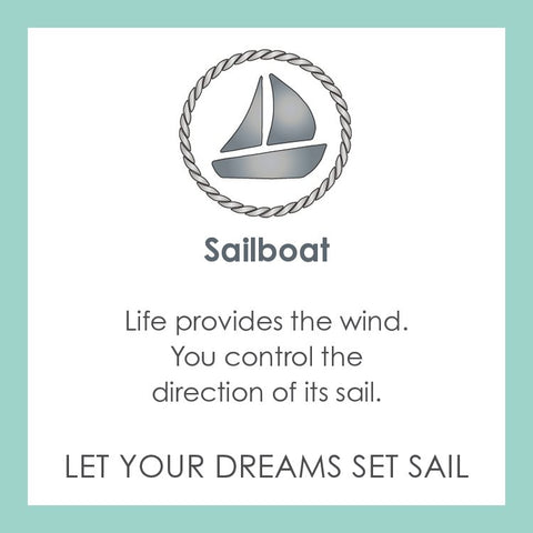 sailboat light blue mini