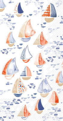 sailboat guest napkins