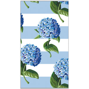 HYDRANGEA STRIPE GUEST NAPKINS