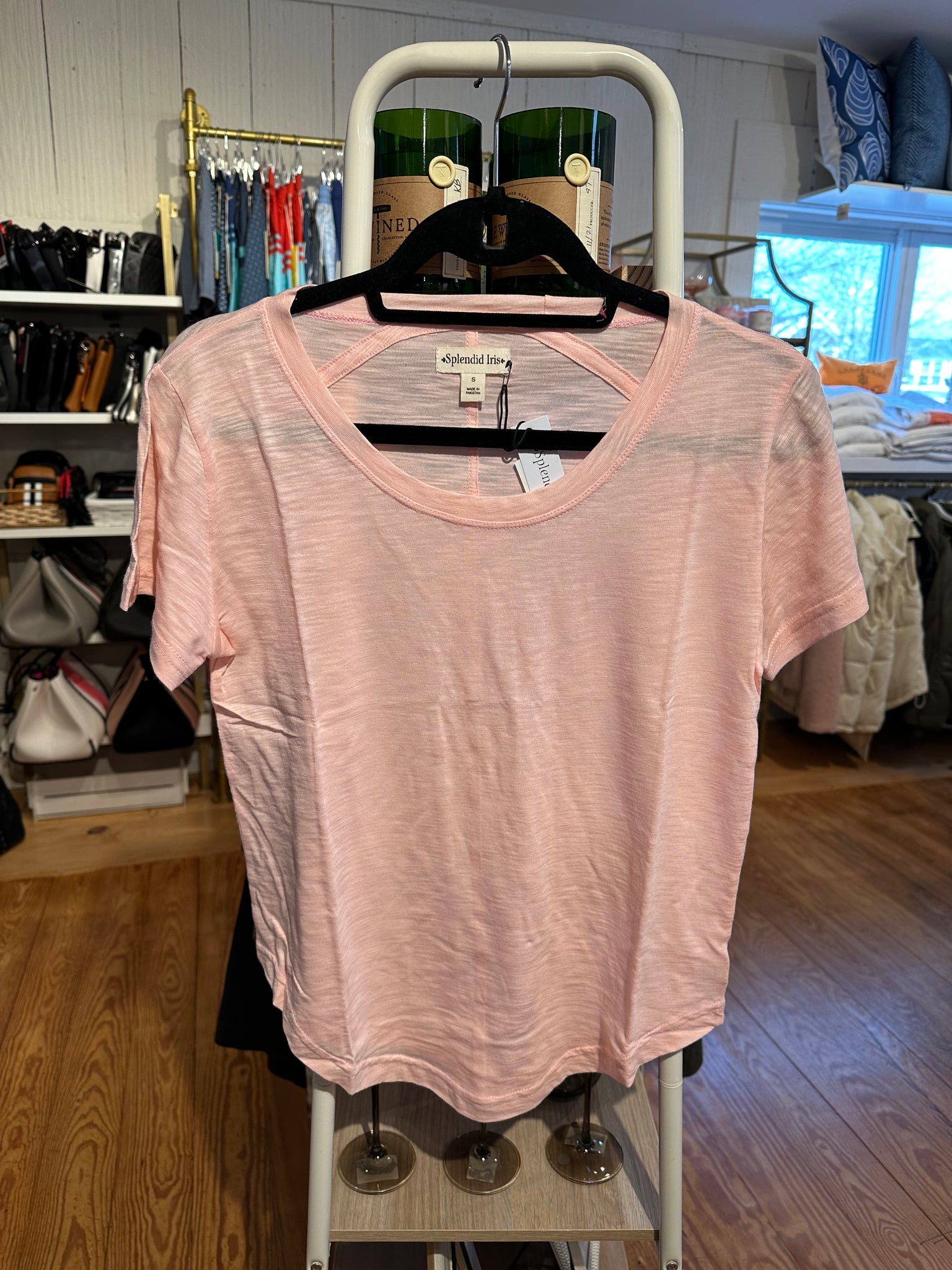 SLUB PINK TSHIRT