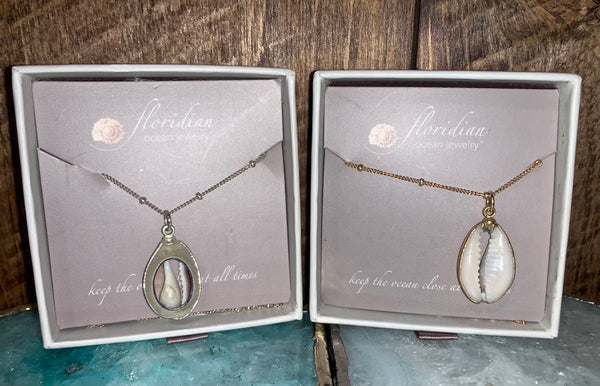 White Cowrie Necklace