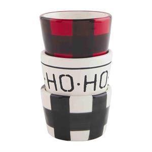 HO HO LODGE RAMEKIN SET