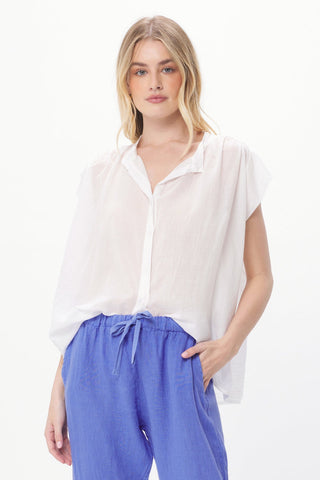 sheer cotton blouse