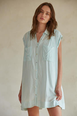 mariposa tunic-mint