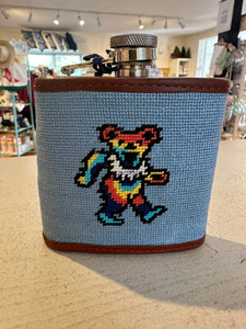 DANCING BEAR TIE DYE FLASK