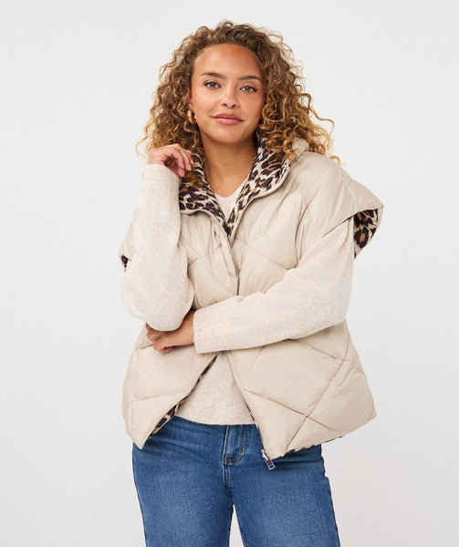 leopard rev poncho