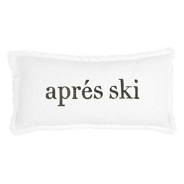 GONE SKIING PILLOW