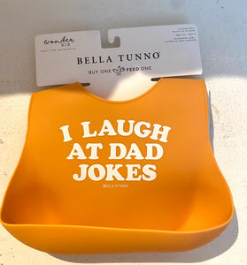 I LAUGH AT DAD JOKES Wonder Bib