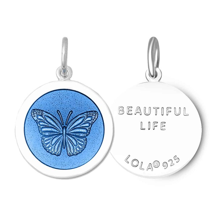 BUTTERFLY, LIGHT BLUE MINI