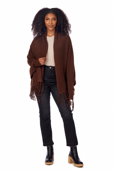 brown cardigan wrap