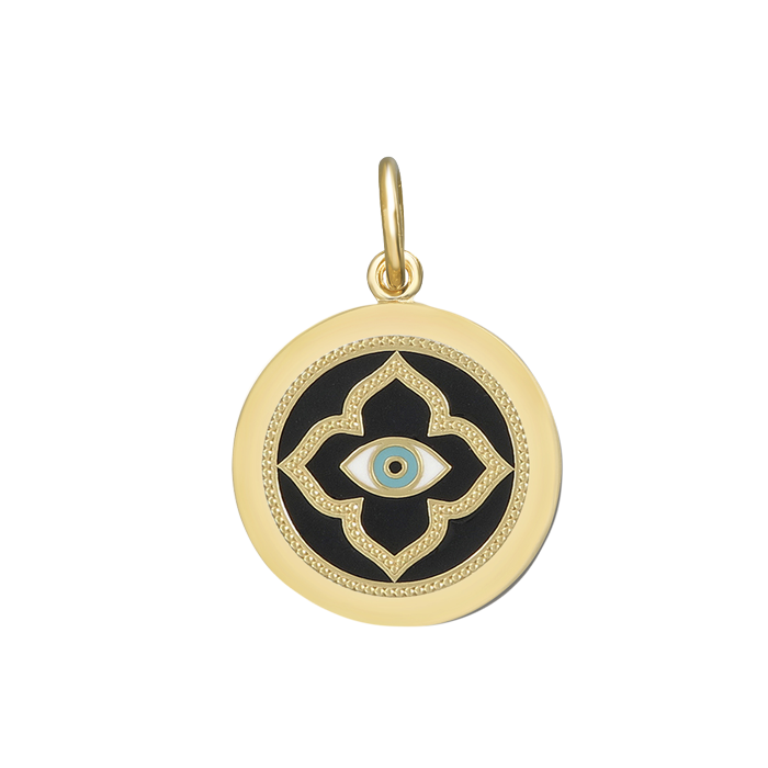 EVIL EYE ALL GOLD BLACK-SM