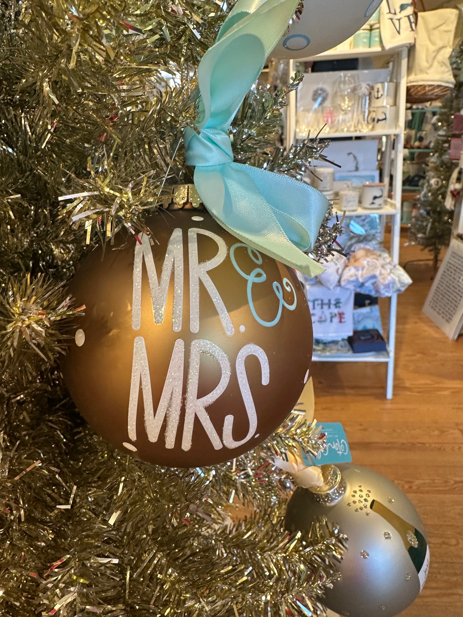 mr & mrs ornament