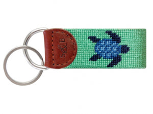 BLUE TURTLE KEY FOB