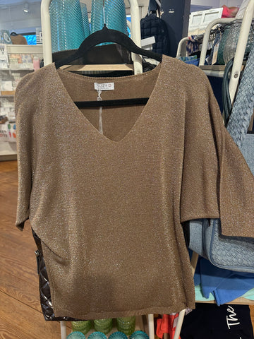 vneck sparkle knit