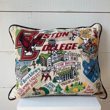 Boston College Embroidered Pillow