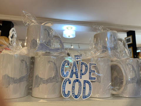 Custom designed water color cape cod mug