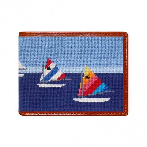 Day Sailor needlepoint bifold  WALLET