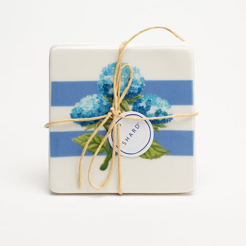 HYDRANGEA 4 PIECE COASTER SET