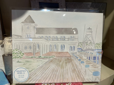 WYCHMERE BEACH CLUB PRINT