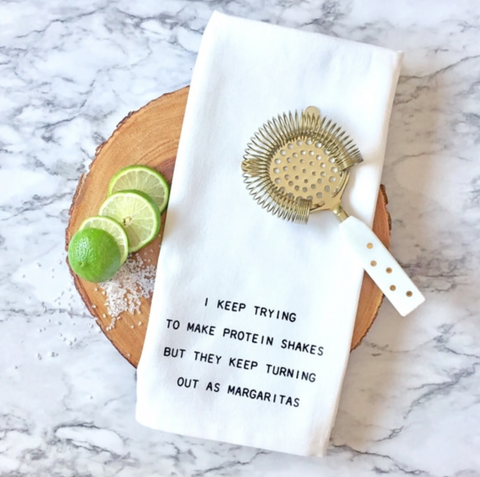 Margaritas tea towel