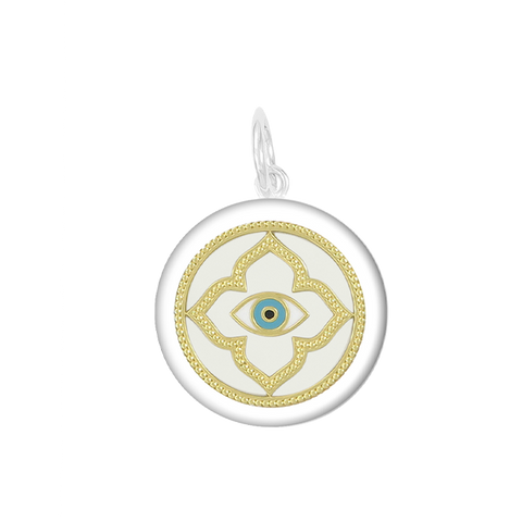 EVIL EYE GOLD IVORY-SMALL