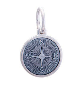 COMPASS ROSE PEWTER  MINI