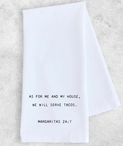 MARGARITAS 24/7 TEA TOWEL