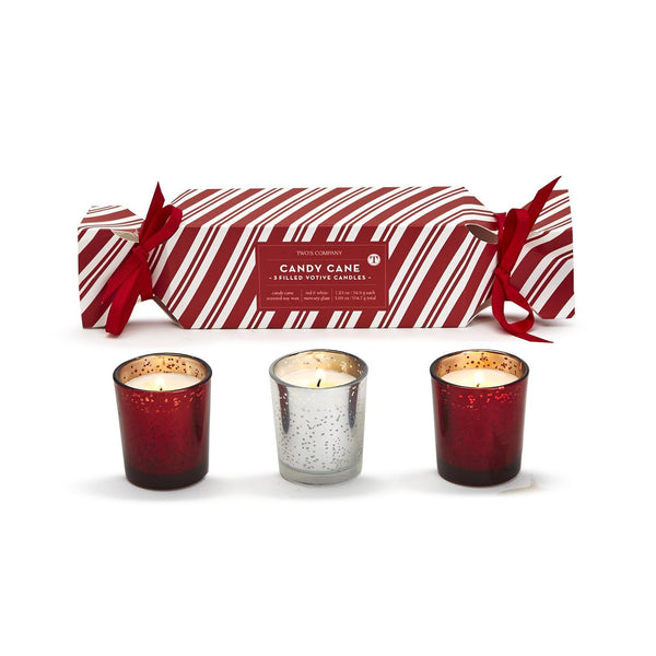 CANDLE CRACKER CANDY CANE SENTED CANDLE