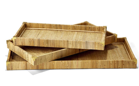 OVERSIZED RATTAN TRAY