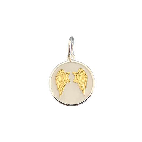Angel wings, Gold & Ivory Small