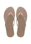 YOU METALLIC SANDAL-NUDE