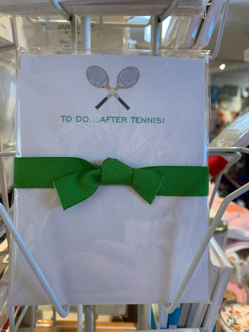 TO DO AFTER TENNIS MINI NOTEPAD