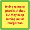 Protein shakes coaster