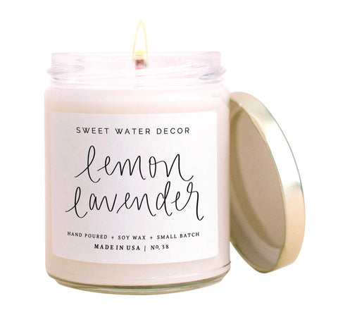 LEMON LAVENDER SOY CANDLE