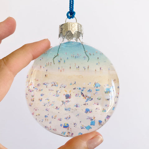 beach view ornament