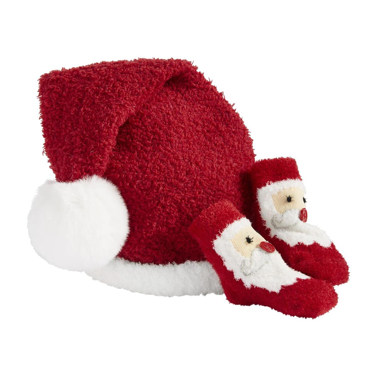 SANTA SOCK & HAT SET