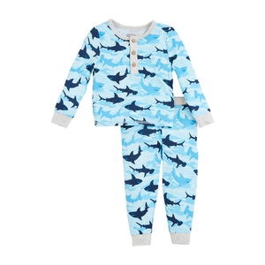 glow camo shark pj