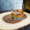Great white etched whiskey tumbler