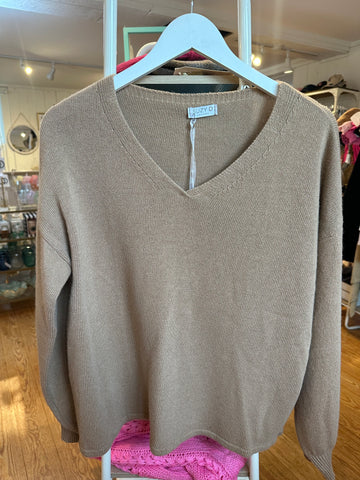 CASHMERE MIX SWEATER-ONE SIZE