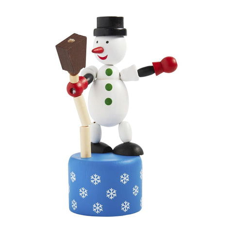 SNOWMAN COLLAPSING WOOD TOY