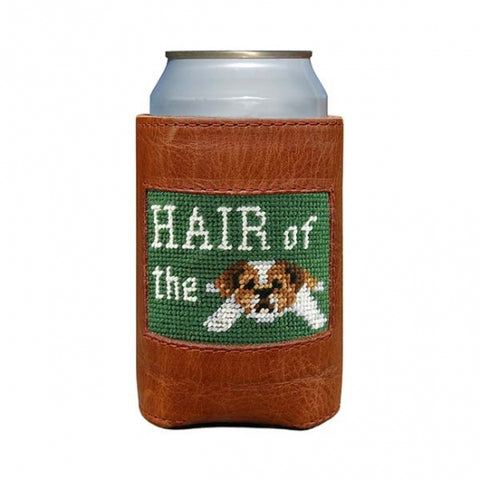 HAIR OF THE DOG NEEDLEPOINT CAN COOLER