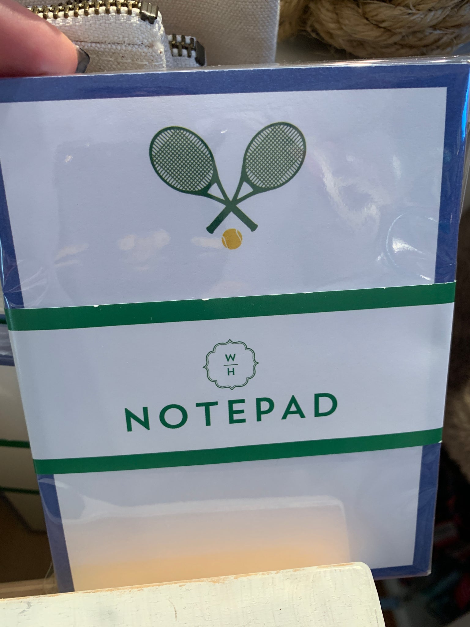 4x5 tennis notepad