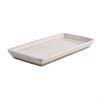 CREAM SPECKLED CERAMIC TRAY